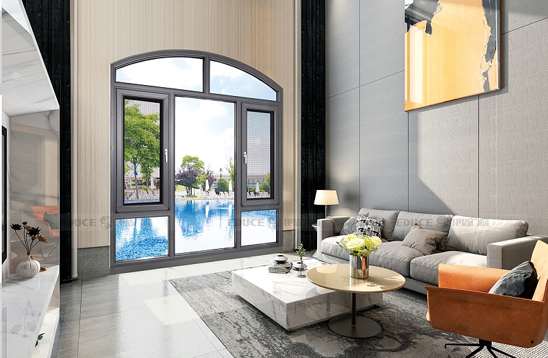 暑假來了，伊盾安全門窗為你家居保駕護航！柏林時光平開窗-110mm 灰色