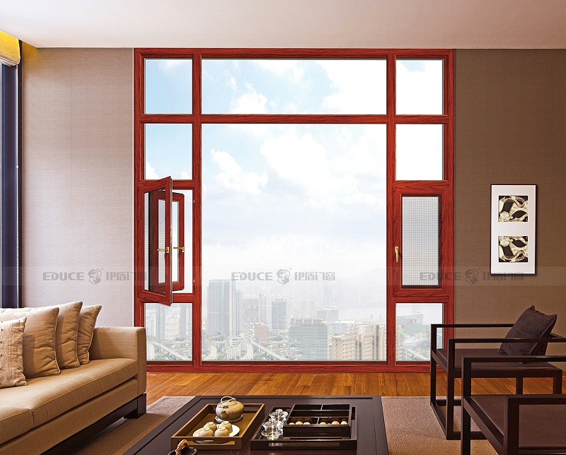 伊盾安全門窗，保護孩子的生命安全，全面提高居家生活質量！簡愛堡羅平開窗-ZJ120mm 新櫻桃